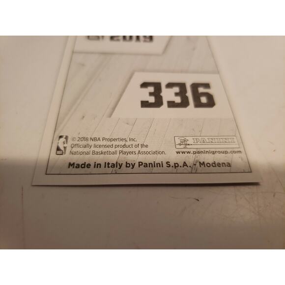 Paul George 2018-2019 Panini Sticker #336 - OKC Thunder - European Italy - Picture 3 of 3